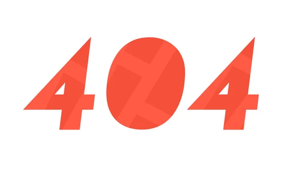 Дорожная Карта Ошибка 404 Флеш Сообщение Дорожное Движение Пустое Государственное — стоковый вектор