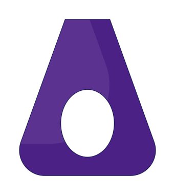 Çağdaş boş vazo 2D doğrusal çizgi film nesnesi. Kırsal ev dekorasyonu izole edilmiş çizgi vektör elemanı beyaz arka plan. Geometrik şekil seramik dekor rengi düz nokta çizimi