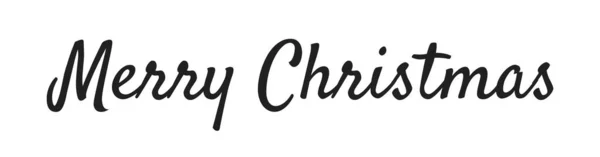 Καλά Χριστούγεννα Λέξεις Μαύρο Και Άσπρο Διάνυσμα Φράση Χριστούγεννα Σεζόν — Διανυσματικό Αρχείο