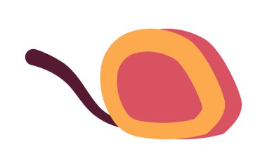 Marangozluk mezurası 2D çizgi film nesnesi. Mesafe bulucu. Geri çekilebilir bant ölçümü izole vektör ögesi beyaz arkaplan. İnşaat malzemeleri. Aygıt rengi düz nokta çizimi ölçülüyor