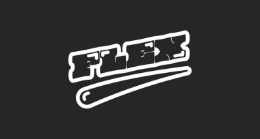 Esnek siyah ana hatlı sosyal medya ifadesi. Hava atmak, palavra atmak. Kibirli, gururlu, gençlik enerjisi. Yuvarlak baloncuklu harfler. Klasik sporlar, tipografi. Kullanılan yazı tipi