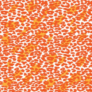 Son moda leopar ya da çita derisi pürüzsüz desen, hayvan kürkü arka planı, neon renkli vahşi hayvan arka planı. Kumaş tasarımı, ambalaj kağıdı, tekstil.