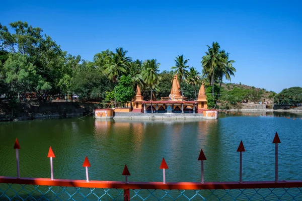 Пуна Индия Апреля 2023 Года Живописный Древний Индуистский Храм Рамдаре — стоковое фото