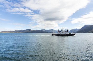 MIG, SCOTLAND 2022, 17 Ağustos Hebrides Denizi. Fotoğraf, Mallaig 'i Skye Adası' na bağlayan feribottan alındı.
