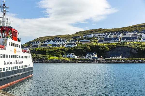 Mallaig Scotland 2022 Agosto Coches Embarcados Puerto Mallaig Para Llegar — Foto de Stock