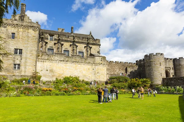 stock image STIRLING, SCOTLAND 2022, August 21: Stirling Castle is one of the largest and most important castles in Scotland. Built on a rocky peak called Castle Hill