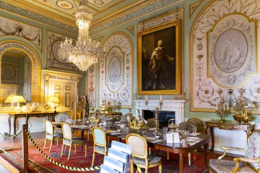 ARGYLL, SCOTLAND 2022, 20 Ağustos, Inveraray Şatosu. Argyll 'de İkonik İskoç Ziyaretçi Çekimi 