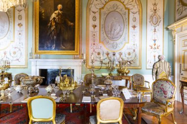 ARGYLL, SCOTLAND 2022, 20 Ağustos, Inveraray Şatosu. Argyll 'de İkonik İskoç Ziyaretçi Çekimi