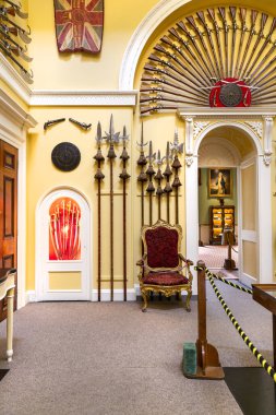 ARGYLL, SCOTLAND 2022, 20 Ağustos, Inveraray Şatosu. Argyll 'de İkonik İskoç Ziyaretçi Çekimi