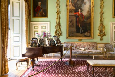 ARGYLL, SCOTHLAND 2022, 20 Ağustos, Inveraray Şatosu. Argyll 'de İkonik İskoç Ziyaretçi Çekimi