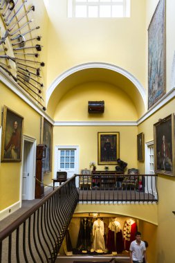 ARGYLL, SCOTHLAND 2022, 20 Ağustos, Inveraray Şatosu. Argyll 'de İkonik İskoç Ziyaretçi Çekimi