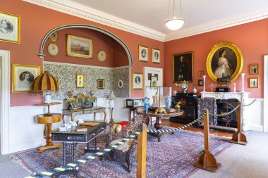 ARGYLL, SCOTHLAND 2022, 20 Ağustos, Inveraray Şatosu. Argyll 'de İkonik İskoç Ziyaretçi Çekimi