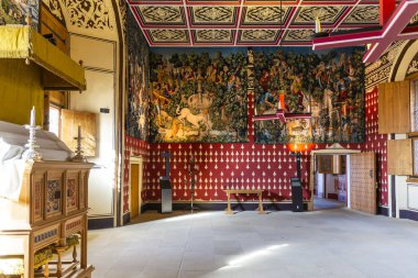 STIRLING, SCOTLAND 2022, 21 Ağustos: Güzel Stirling Kalesi 'ni ziyaret