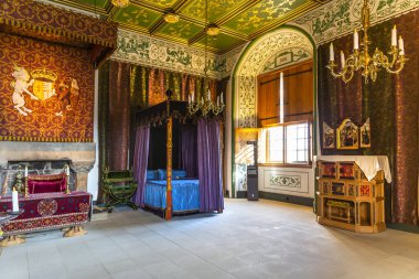 STIRLING, SCOTLAND 2022, 21 Ağustos: Güzel Stirling Kalesi 'ni ziyaret