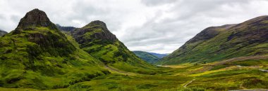 Glencoe Vadisi 'nin güzel manzarası, İskoçya' nın en büyüleyici yerlerinden biri.