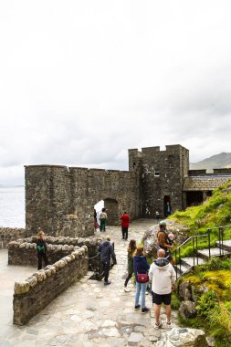DORNIE, SCOTLAND 2022, August 19: Beautiful view of Eilean Donan Castle, Scotland