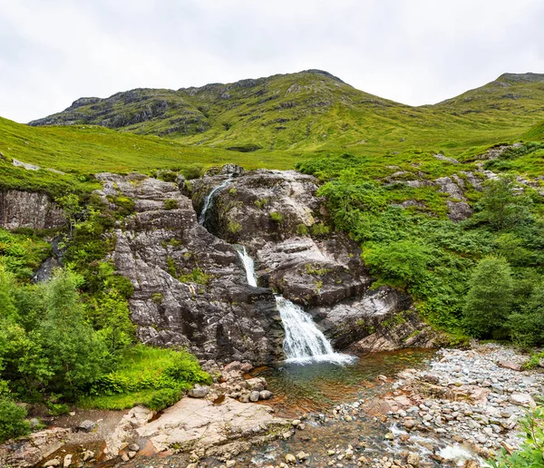 Vacker Utsikt Över Glencoe Dalen Mest Fascinerande Platserna Skottland — Stockfoto