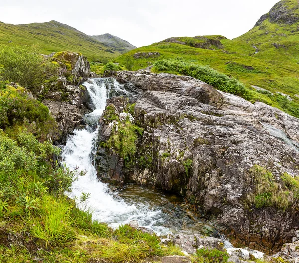 Vacker Utsikt Över Glencoe Dalen Mest Fascinerande Platserna Skottland — Stockfoto