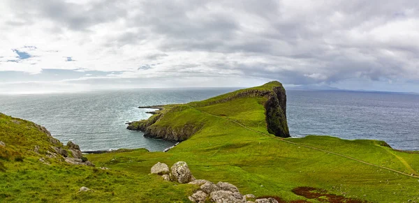 Över Neist Point Den Västligaste Punkten Isle Skye — Stockfoto