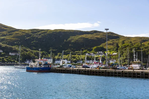 苏格兰马莱格的港口景观 — 图库照片