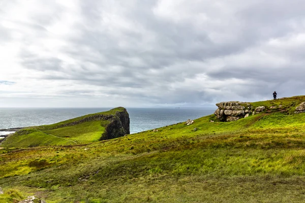 Una Vista Neist Point Punto Más Occidental Isla Skye —  Fotos de Stock