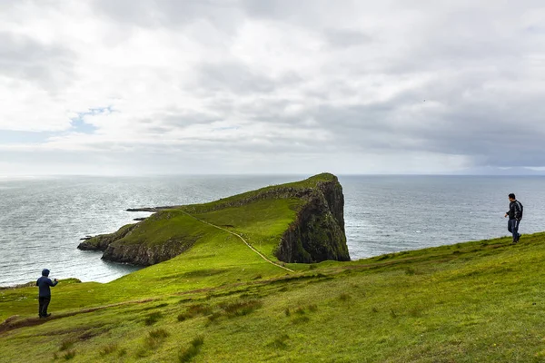 Una Vista Neist Point Punto Más Occidental Isla Skye —  Fotos de Stock