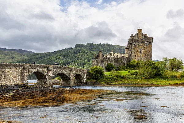 Piękny Widok Zamek Eilean Donan Szkocja — Zdjęcie stockowe