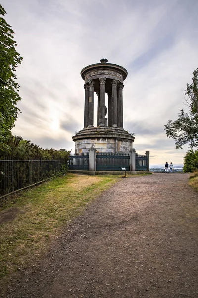 Monument Dugald Stewart Calton Hill Édimbourg — Photo
