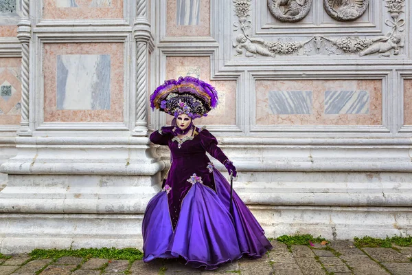 Beautiful Lady Masks Venice Carnival Italy — Stock Photo, Image