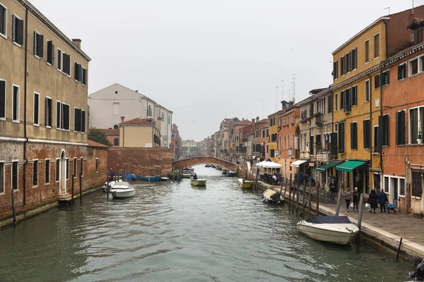 Venice Italy 2023 February Photograph Suggestive Glimpse Venice Canal Historic — Stock Photo, Image