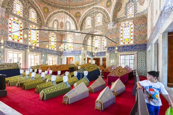 Istanbul Trkiye 2023 August Interior Mausoleum Sultan Ahmed Sultan Ahmet — Stock Photo, Image