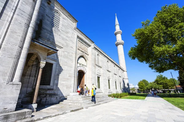 Gyönyörű Kilátás Szulejmán Mecset Suleymaniye Camii Isztambulban Törökország — Stock Fotó