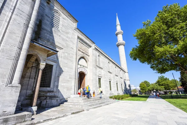 Gyönyörű Kilátás Szulejmán Mecset Suleymaniye Camii Isztambulban Törökország — Stock Fotó