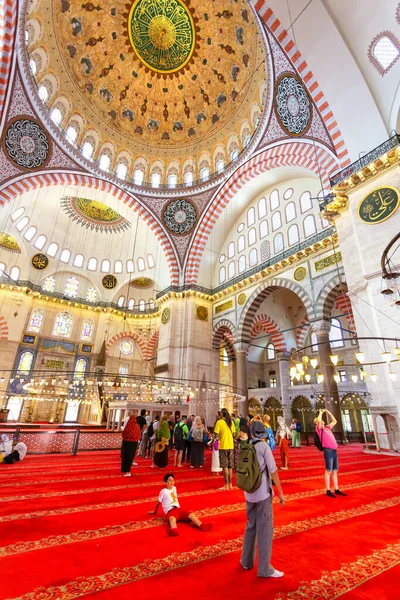 Istanbul Turkey 2023 Augusztus Gyönyörű Kilátás Suleymaniye Mecset Suleymaniye Camii — Stock Fotó
