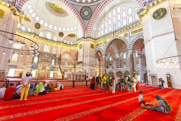 Istanbul Turkey 2023 August Beautiful View Suleymaniye Mosque Suleymaniye Camii — Stock Photo, Image
