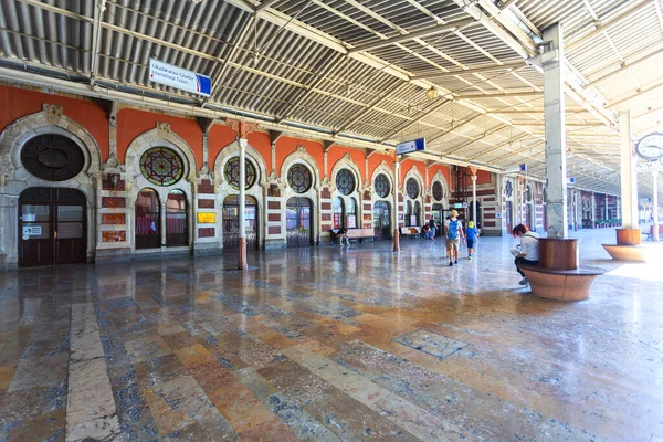 Σταθμός Σιρκέτσι Αρχαίος Σταθμός Του Oriente Express Στην Κωνσταντινούπολη Τουρκία — Φωτογραφία Αρχείου