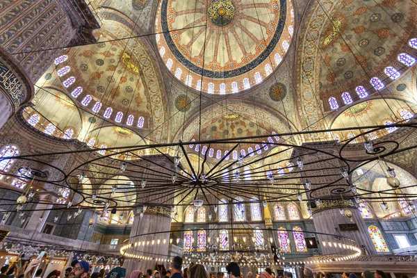 Istanbul Turkey 2023 Augusztus Gyönyörű Kilátás Nyílik Sultanahmet Camii Néven — Stock Fotó