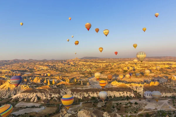 Goreme Turkey 2023 August Balloon Flight Great Tourist Attraction Cappadocia — Stock Photo, Image