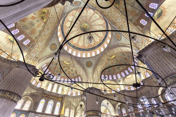 Gyönyörű Kilátás Nyílik Sultanahmet Camii Ismert Mint Kék Mecset Isztambulban — Stock Fotó