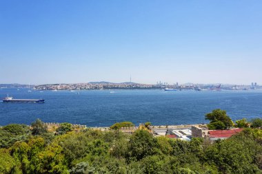 Topkapı Sarayı 'nın terasından İstanbul manzarası