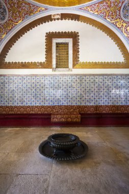 İSTANBUL, TURKEY 2023 Ağustos 03: İstanbul 'daki ünlü Topkapı Sarayı' nın güzel manzarası