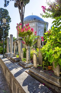Süleyman Camii 'nin güzel manzarası, Süleyman Camii, İstanbul, Türkiye