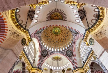 Süleyman Camii 'nin güzel manzarası, Süleyman Camii, İstanbul, Türkiye