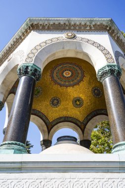 İstanbul Sultanahmet 'in Bizans Hipodromu' ndaki Kayzer Wilhelm Çeşmesi, Türkiye