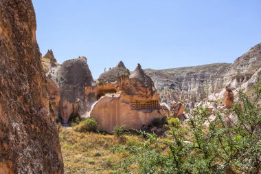 Kapadokya 'da Zelve Açık Hava Müzesi. Türkiye 'nin tarihi yerleri ve simgeleri