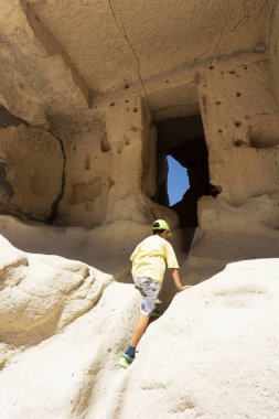 PASABAG, CAPPADOCIA 2023, 07 Ağustos: Pasabag, onun ünlü peri bacaları Goreme Vadisi, Kapadokya, Türkiye