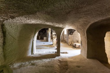 Soganli 'deki Keslik Mağara Manastırı, Kapadokya, Türkiye