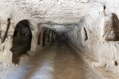 Soganli 'deki Keslik Mağara Manastırı, Kapadokya, Türkiye