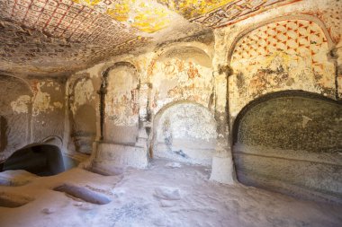 Soganli 'deki Keslik Mağara Manastırı, Kapadokya, Türkiye