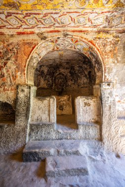 Soganli 'deki Keslik Mağara Manastırı, Kapadokya, Türkiye